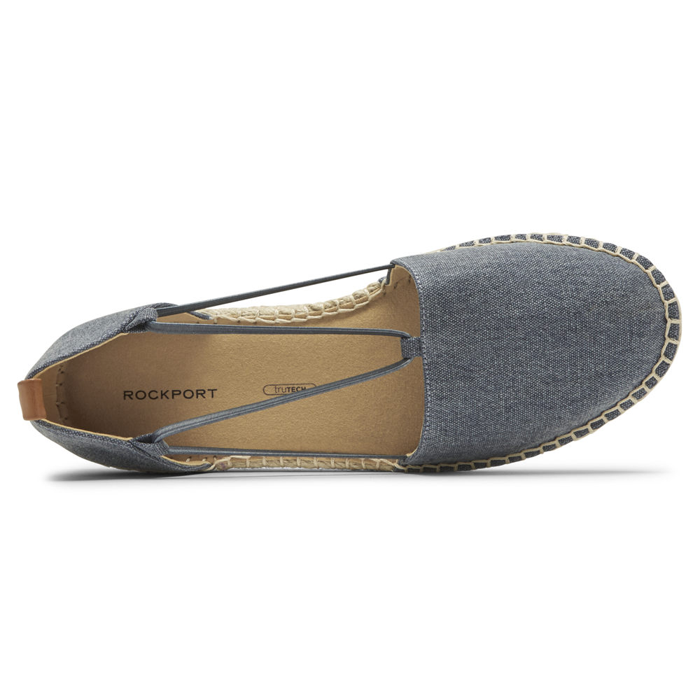 Rockport Slip-Ons Dame Grå - Seaview Bungee - QHOX95681